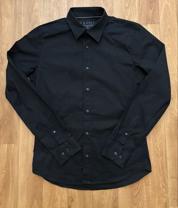 Chemise noire slim fit homme M