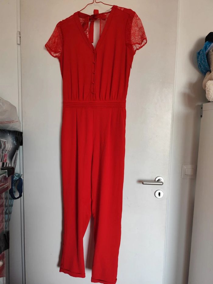 Combinaison pantalon rouge