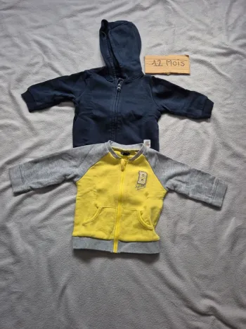 Lot gilets garçon 12 mois kiabi