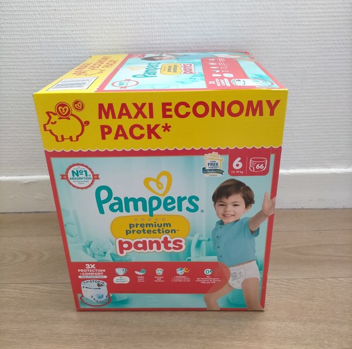 Couches Pampers premium pants taille 6