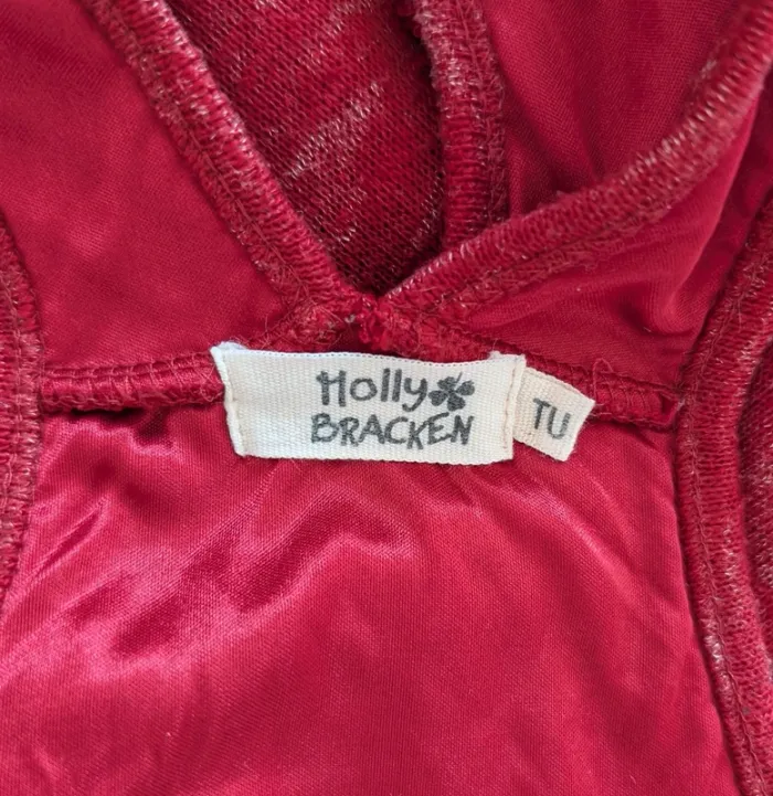 Robe rouge chiné - photo numéro 8
