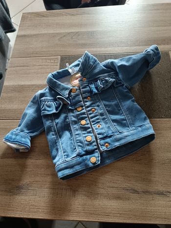 Veste en jean bébé fille 3 mois