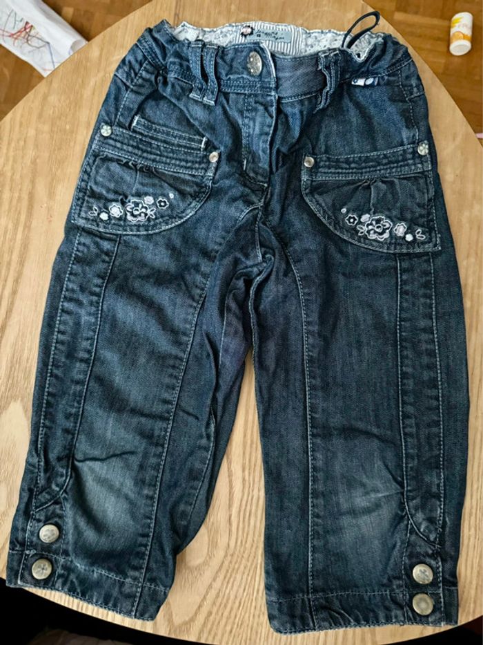 Pantacourt Jeans 7 ans fille Sergent Major