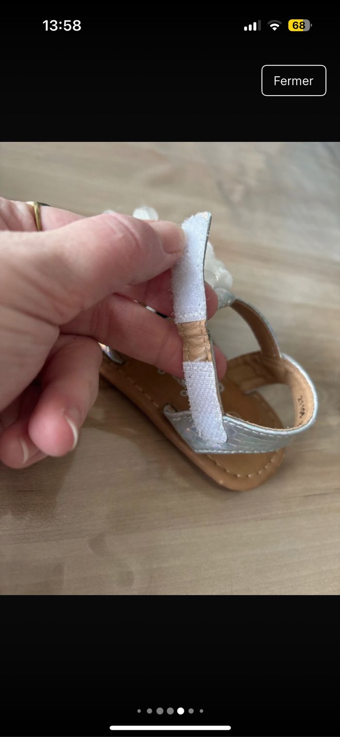 👶 Sandales fille taille 20 – marque Nini & Girls 🌸✨ - photo numéro 6