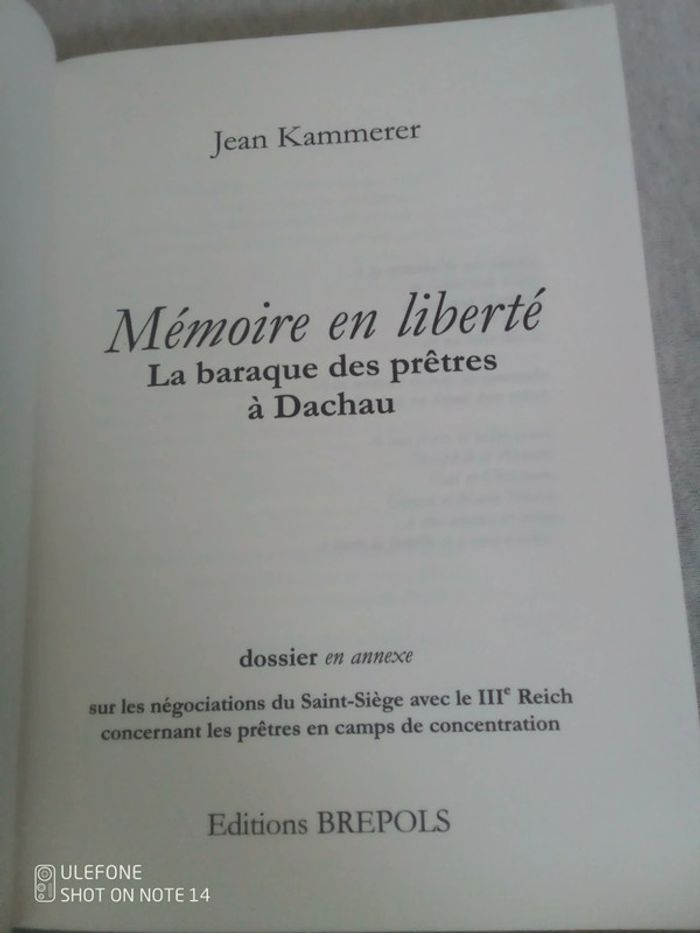 La baraque des prêtres de Dachau Jean kammerer - photo numéro 5