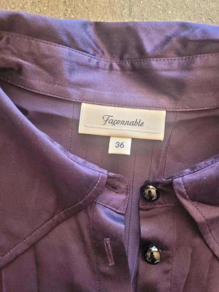 Blouse en soie Façonnable M - photo numéro 2