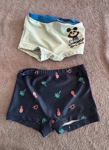Lot de 2 maillots de bains kiabi & Disney 