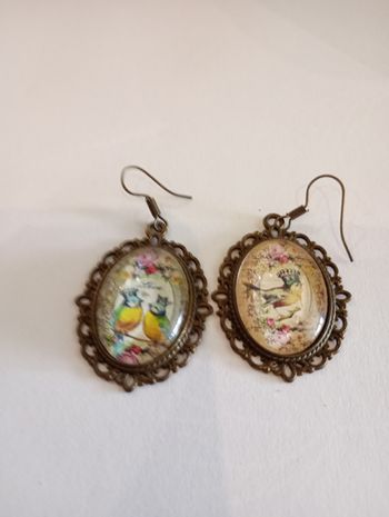 Boucles d'oreille oiseaux