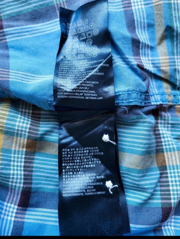 Chemise Tommy Hilfiger à Carreaux - Bleu & Jaune - Manches Longues - Taille M - New York Fit - photo numéro 17