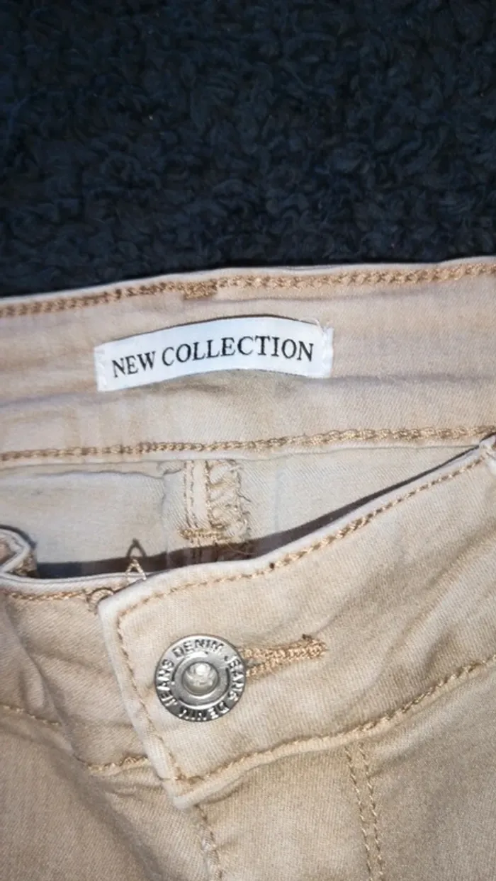 Pantalon leggings beige - photo numéro 3