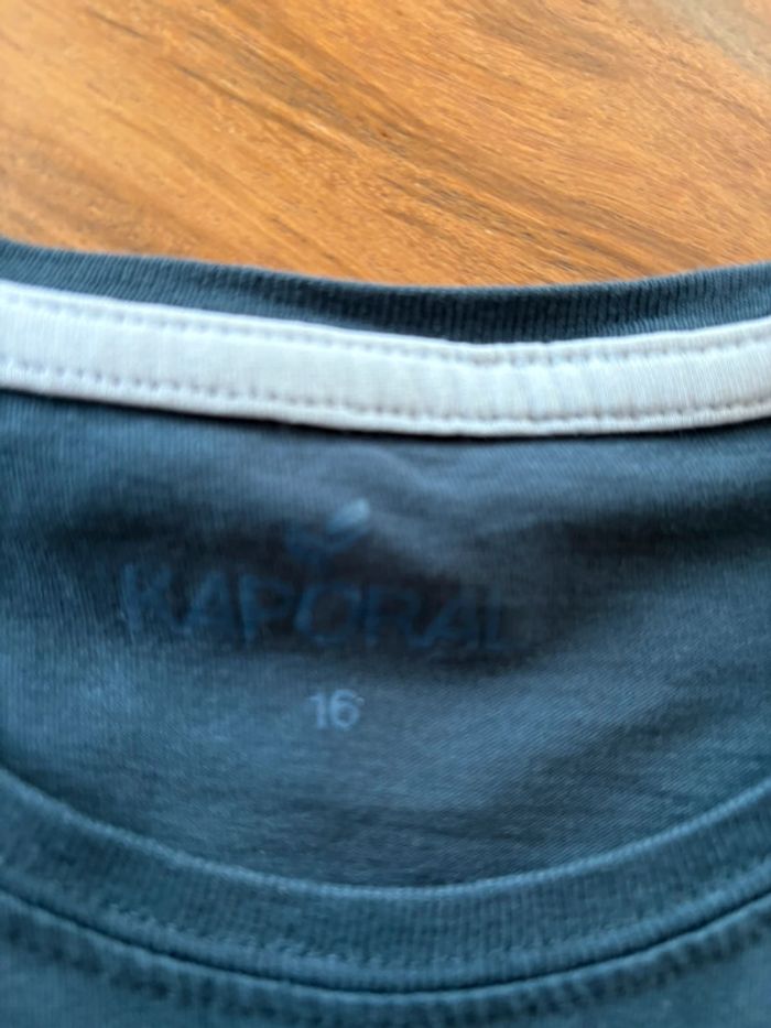 T-shirt Kaporal bleu 16 ans - photo numéro 2