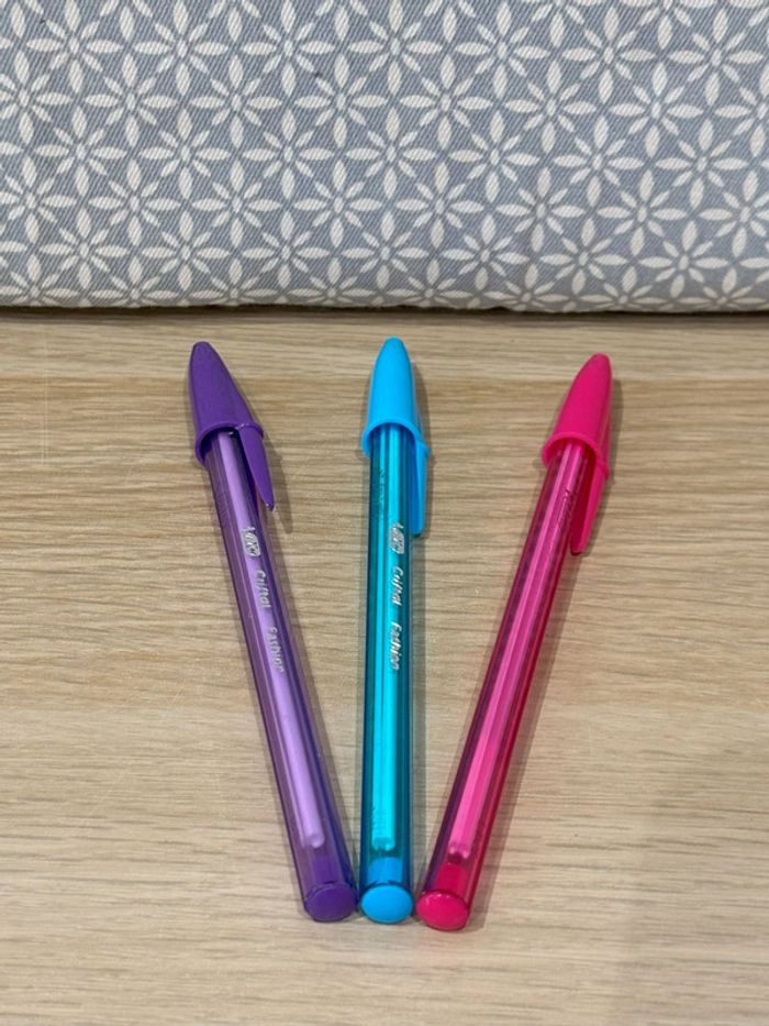 Pack de 36 Stylos Billes "Fashion Cristal" Pastel - photo numéro 3