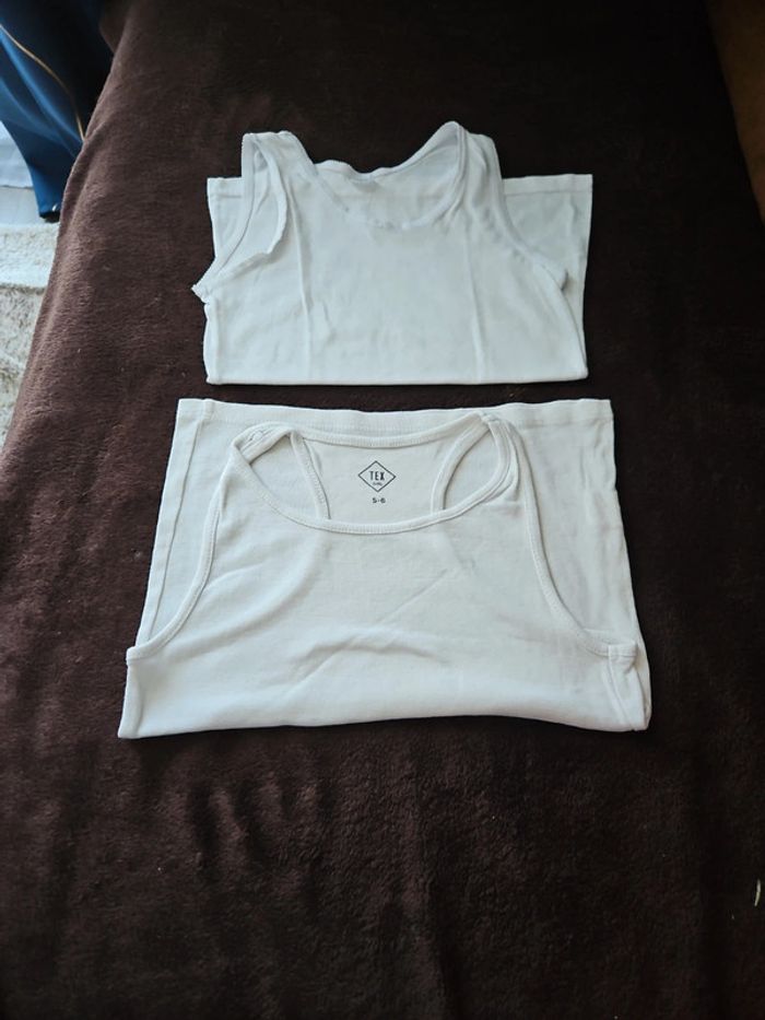 Lot débardeurs fille 5 ans