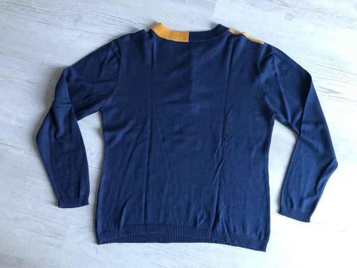 MM2- Pull vintage 4 couleurs et boutons dorés T unique (40-44) - photo numéro 9