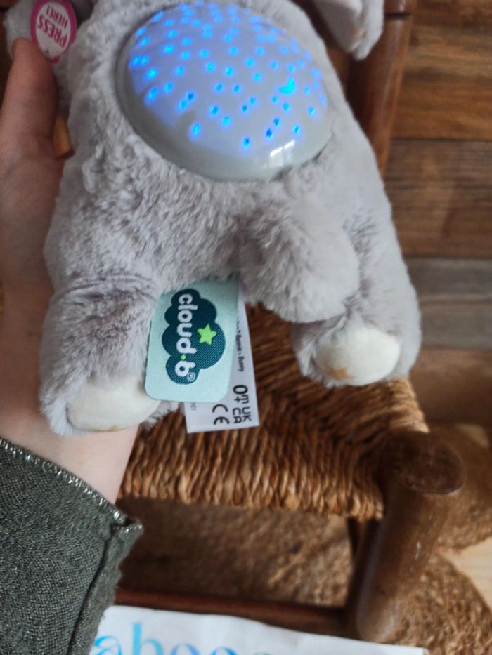 Peluche lapin veilleuse cloud B - photo numéro 8