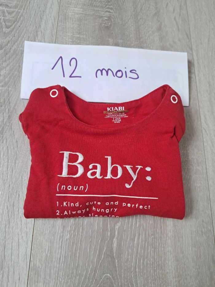 T-shirt manches longues 12 mois - photo numéro 3