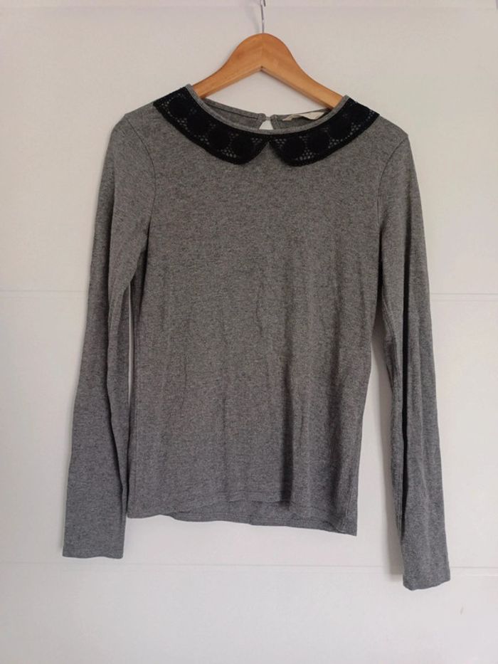 Tee Shirt gris Naf Naf S