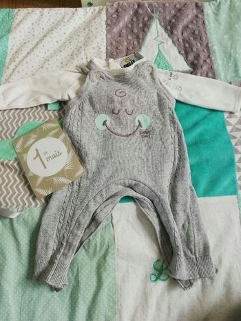 Ensemble salopette + haut manches longues