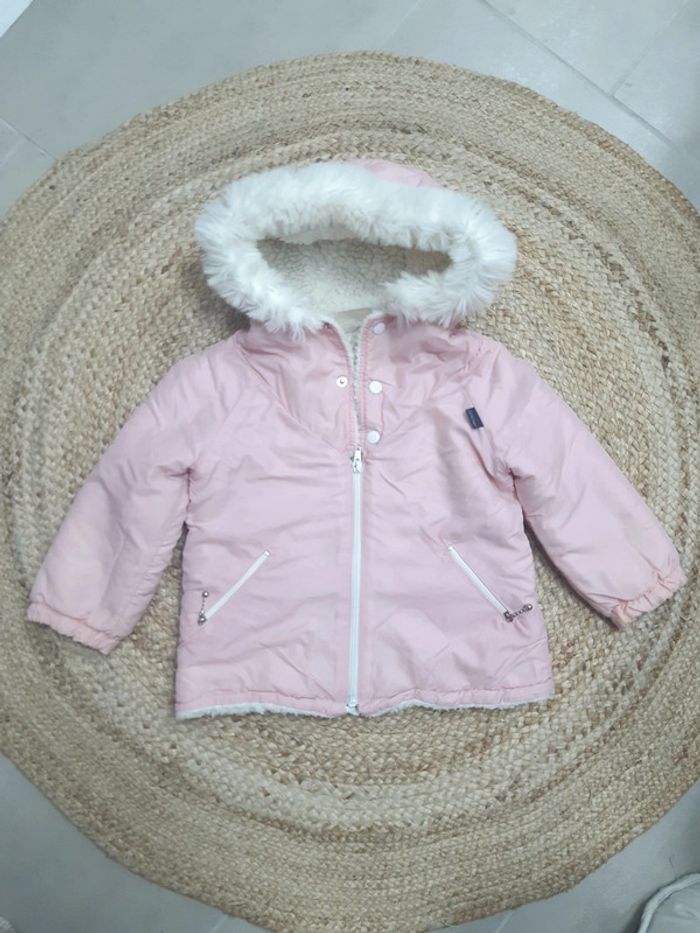 Manteau chaud à capuche 3 ans