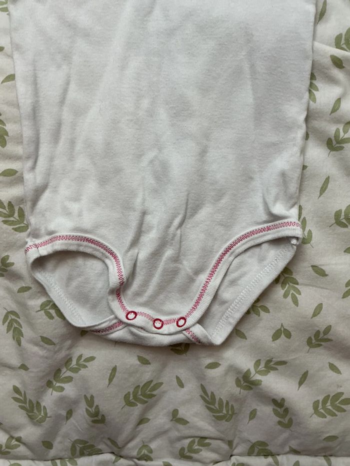 body manches courtes blanc dessin fraise devant 24 mois petit bateau - photo numéro 4