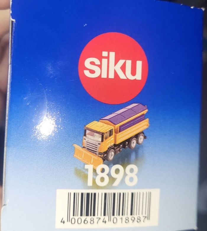 Chasse Neige Miniature 1/87 SIKU - photo numéro 4