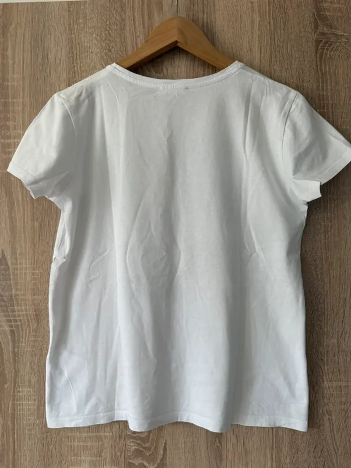 T-shirt blanc imprimé Etam - photo numéro 6
