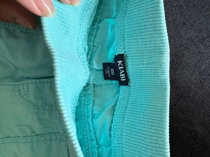 Lot 2 shorts 18 mois bleu et rayures bleues - photo numéro 4