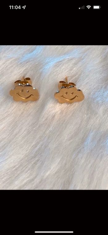 Boucles d’oreilles nuage