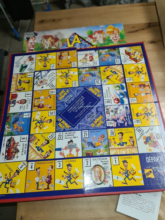 Jeu de société La Bonne Paye des éditions Parker, - photo numéro 4