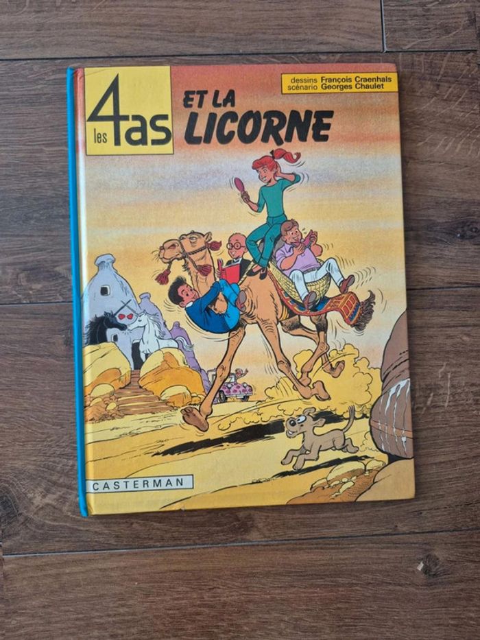 Bande dessinée Les 4as et la licorne