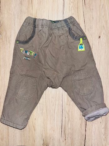 Pantalon 12 mois orchestra doublure épais