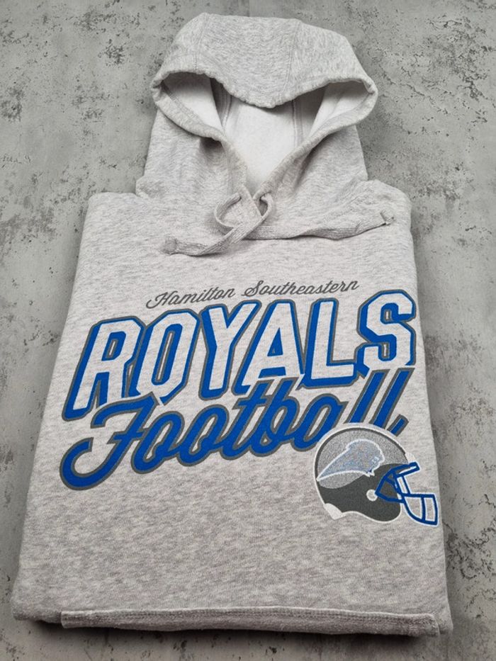 Pull à capuche universitaire Royals Football – Taille M Hommes - photo numéro 2