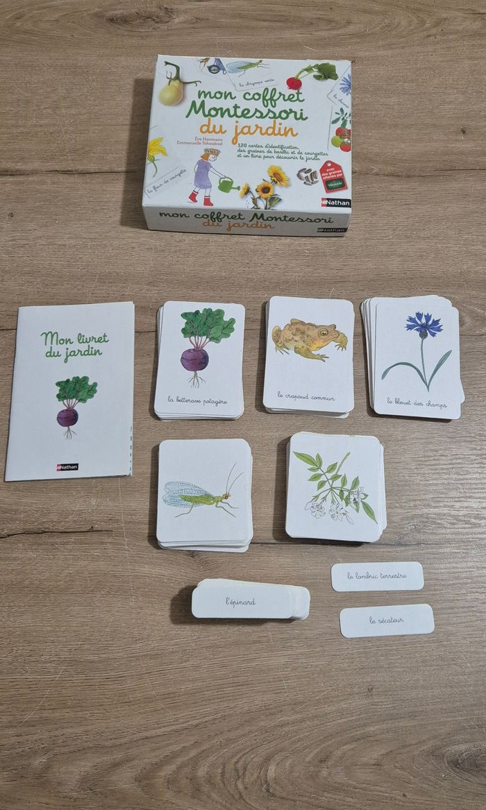 Coffret Montessori du jardin