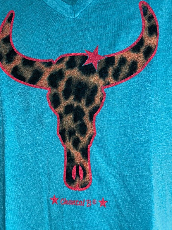 T-shirt tête de buffle Chantal B 38-40 - photo numéro 2
