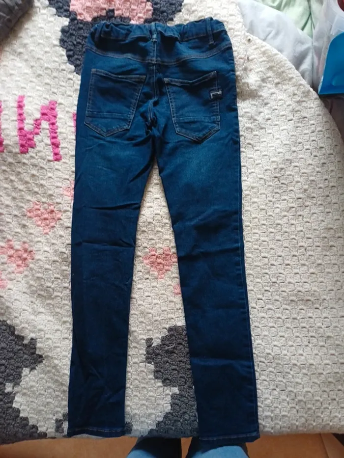 Jean slim taille réglable - photo numéro 3