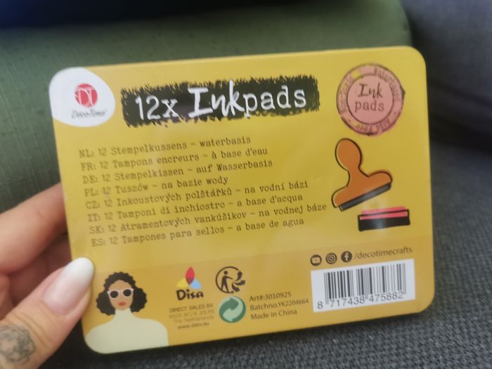 Encre colorés tampons - photo numéro 2