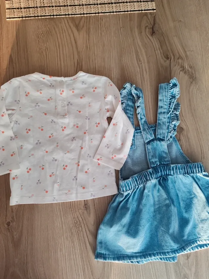 Ensemble fille 12mois gemo - photo numéro 4