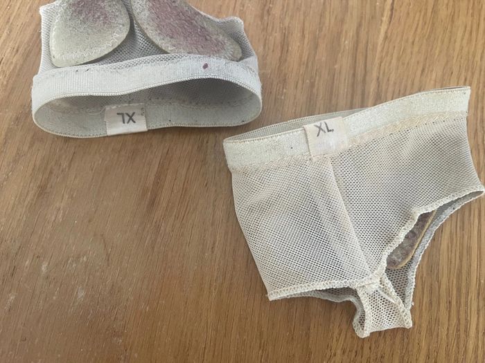 Pédilles / Strings de pieds pour danseuse XL - photo numéro 3