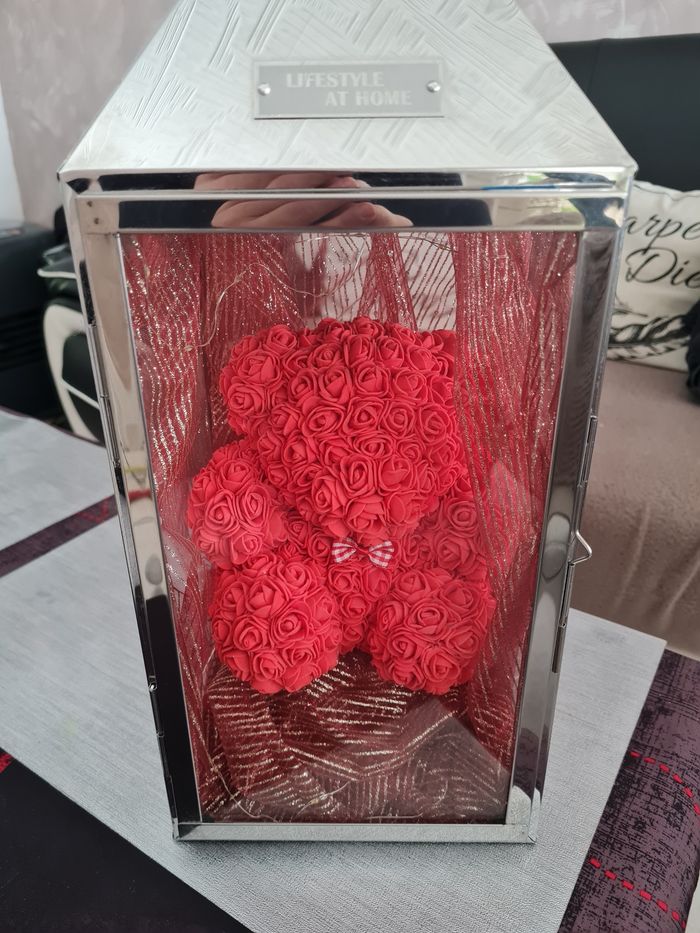 Lanterne Ours en rose - photo numéro 2