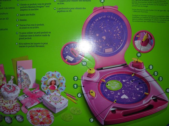 Mandala Designer Original (Ravensburger) + boîte + 4 piles - photo numéro 8