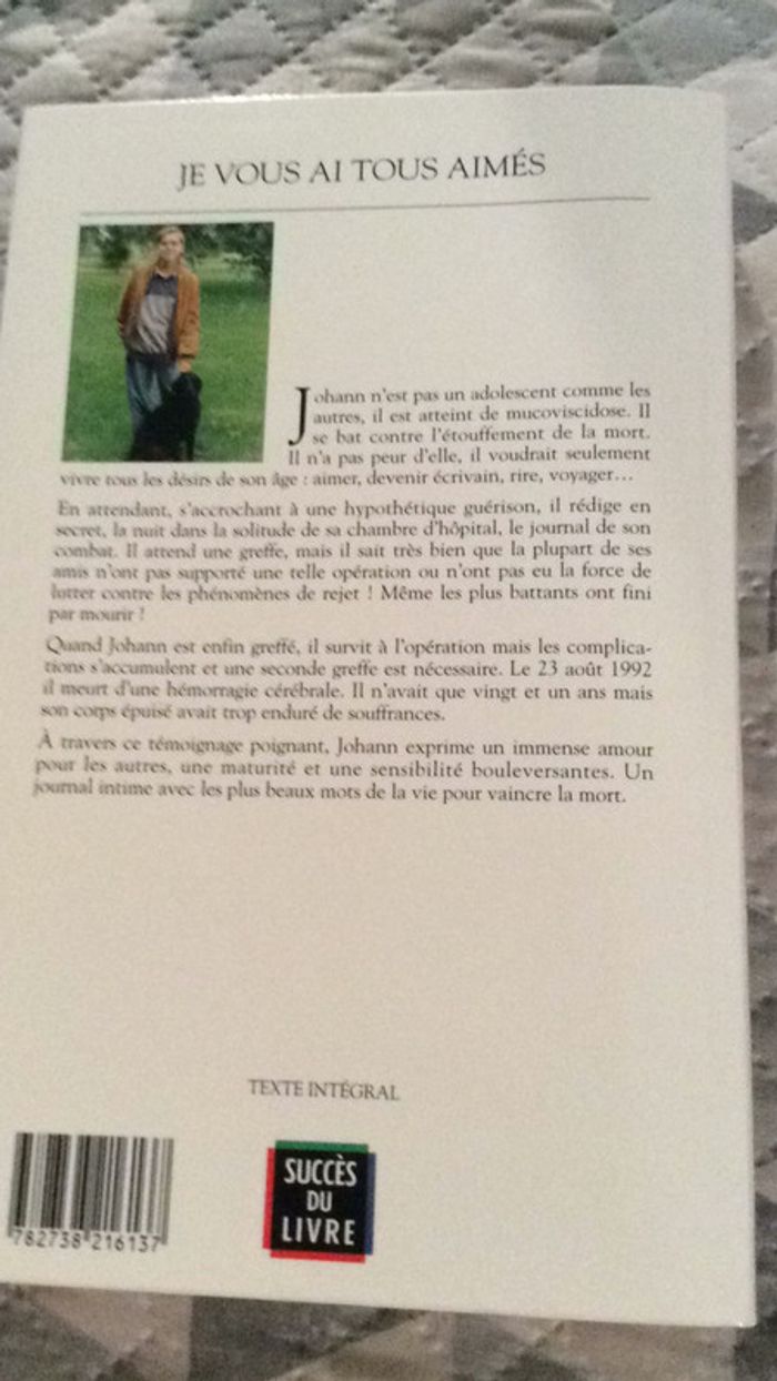 #je vous ai tous aimés par Johann Heuchel - photo numéro 4