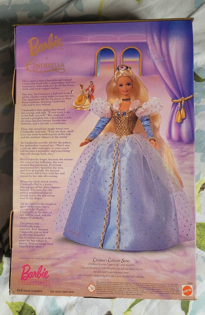Barbie Cendrillon vintage 1996 neuve dans sa boîte. - photo numéro 7