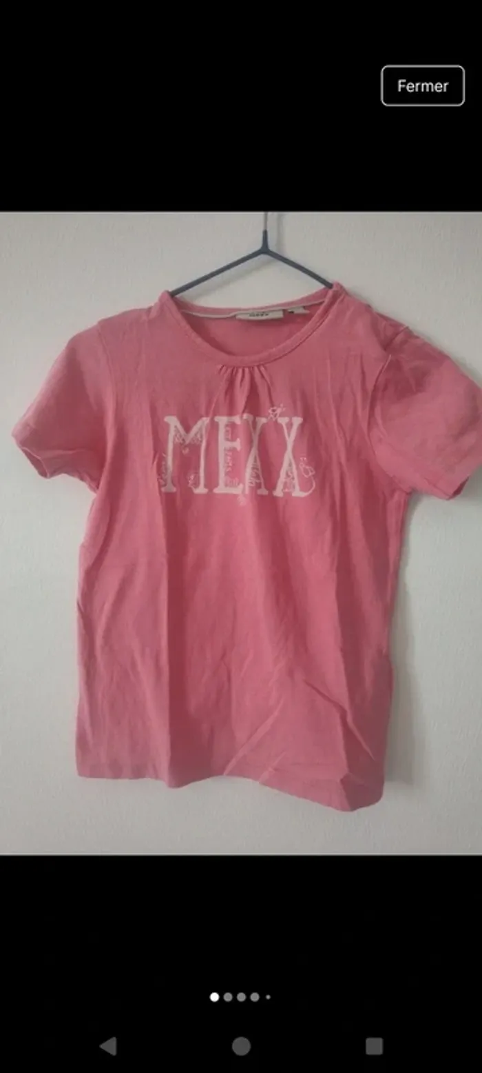 T-shirt fille en 100% coton