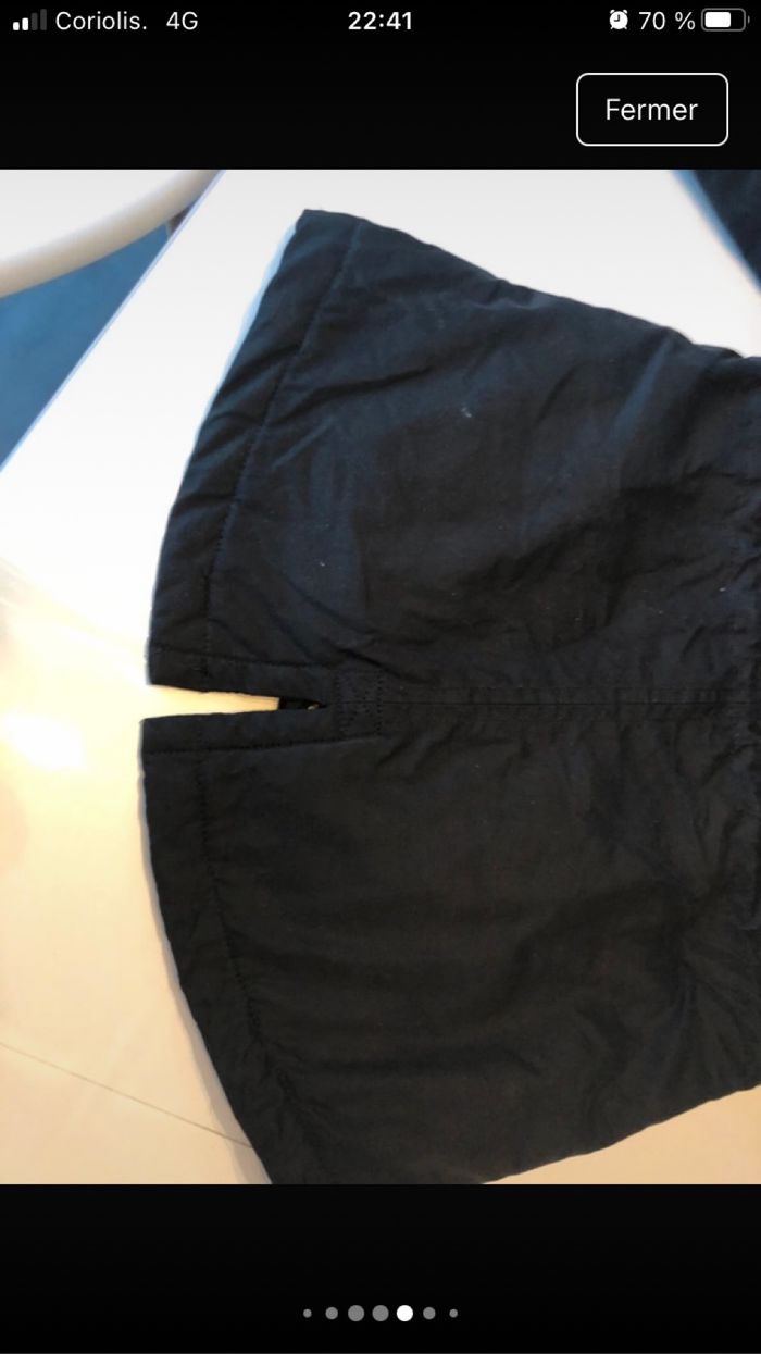 Manteau bien chaud noir capuche - photo numéro 6