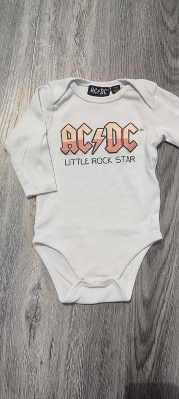 Body manches longues ACDC 12M
