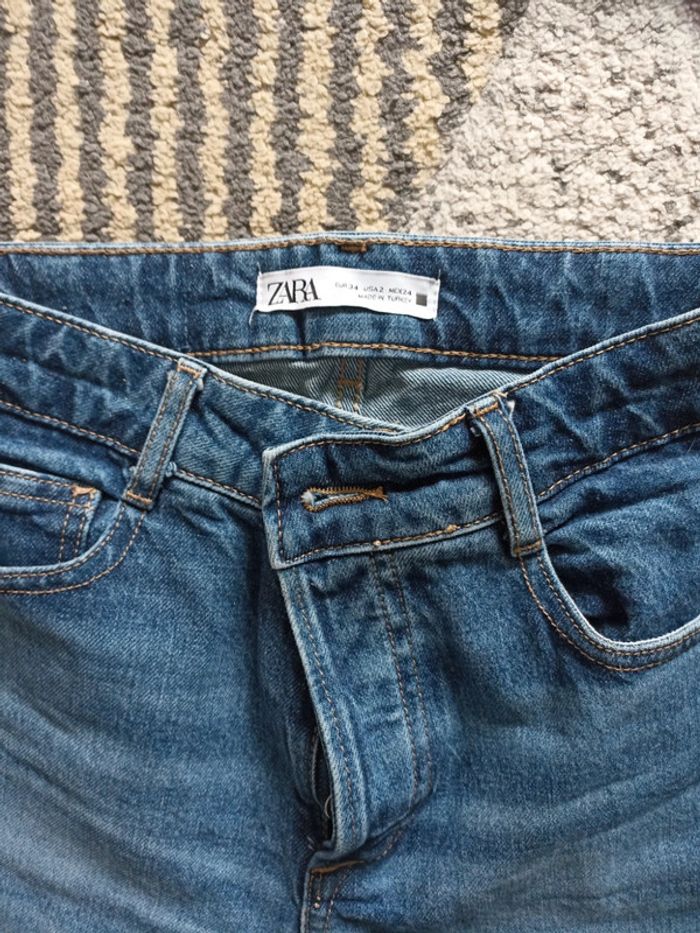 Jean droit zara XS - photo numéro 2