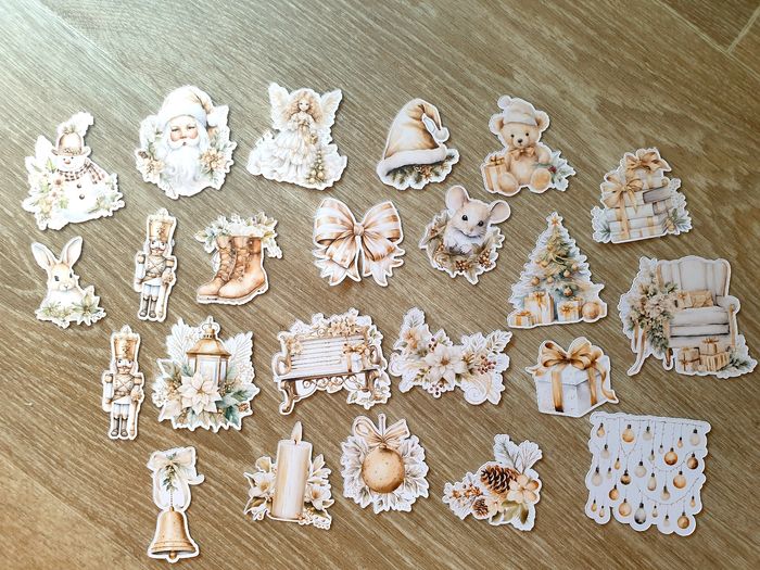 Die cut scrapbooking noel