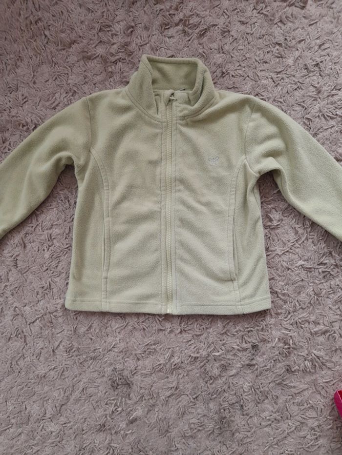 Veste polaire 4ans Vert pomme