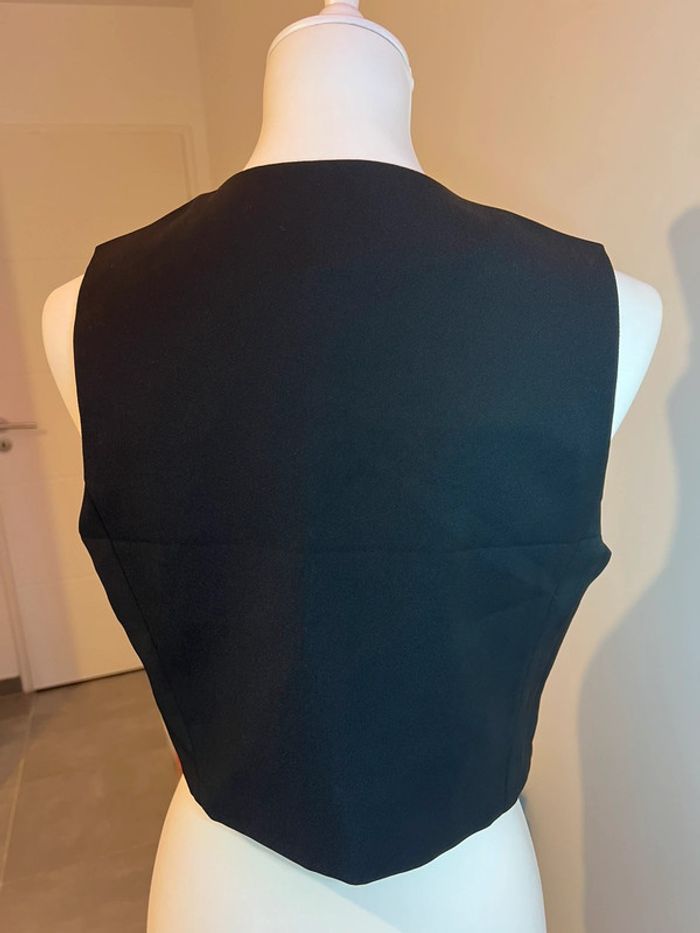 Gilet Noir Sans Manches Femme Neuf Taille M - photo numéro 3