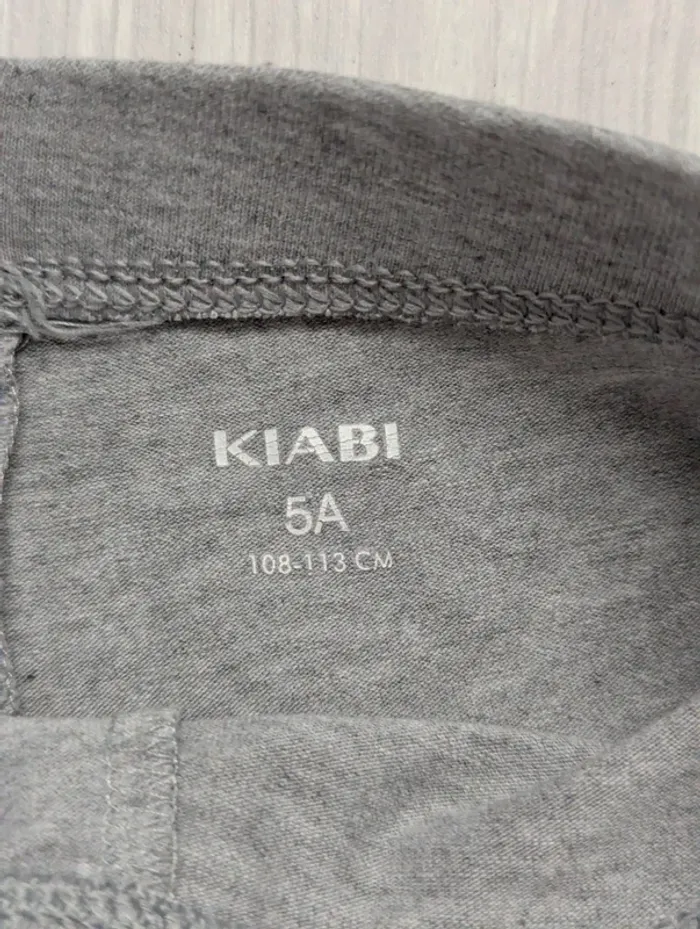 Legging gris fille 5ans Kiabi - photo numéro 4